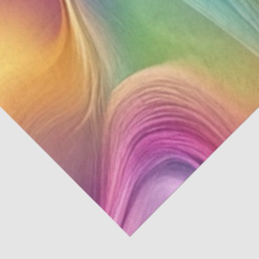 Decoupage Abstracte Waterverf Vibrant Pattern Tissuepapier (Detail)