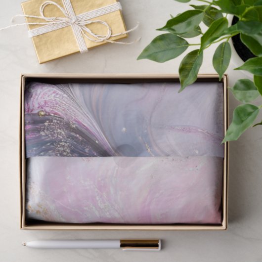 Decoupage Abstracte wervelende pastelbloem pastels Tissuepapier (Geschenk)