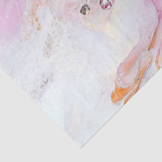 Decoupage Abstracte wervelende pastelbloem pastels Tissuepapier (Detail)