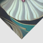 Decoupage Abstracte wervelpatroon Paarse roze tint Tissuepapier (Detail)