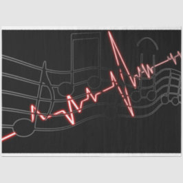 Decoupage achtergrond achtergrond muziek tissuepapier