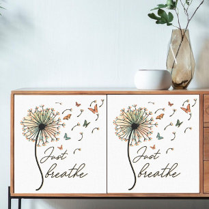 Decoupage Adem gewoon Paardenbloem met Vlinders Tissuepapier