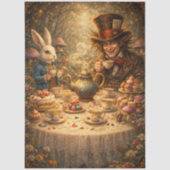 Decoupage Adventurous Enchanted Forest Tea Party Tissuepapier (Voorkant)