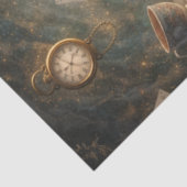 Decoupage Adventurous Fall Into Rabbit Hole Tissuepapier (Detail)