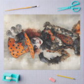 Decoupage Alice Adventure Mad Hatter Sinaasappel Z Tissuepapier (Craft)