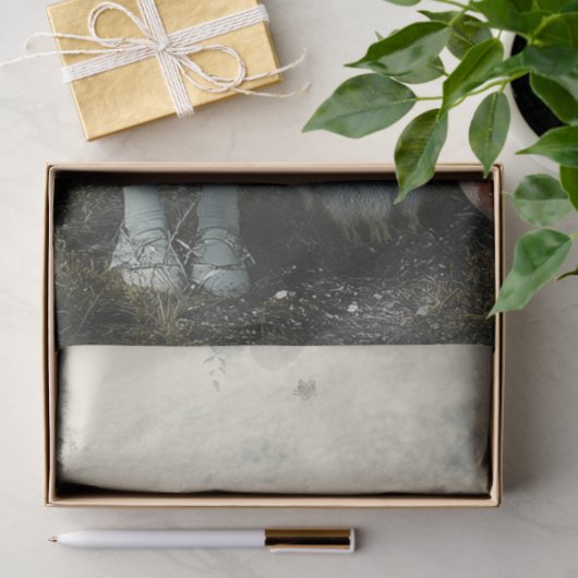 Decoupage Alice Wonderland & Konijn Sprookje Tissuepapier (Geschenk)