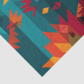Decoupage American Indian Symmetrische Tapestry Ar Tissuepapier (Detail)