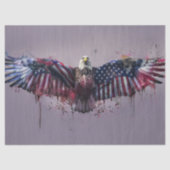 Decoupage Amerikaanse Adelaar Patriottisch Ontwerp Tissuepapier (Voorkant)
