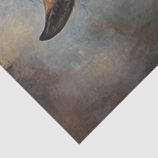 Decoupage Amerikaanse Indiaanse paard schilderij Tissuepapier (Detail)