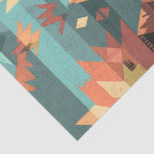 Decoupage Amerikaanse Indiase textielkunst Tissuepapier (Detail)