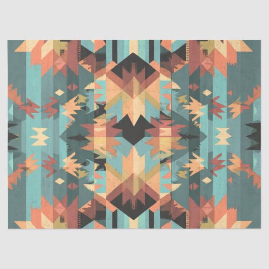 Decoupage Amerikaanse Indiase textielkunst Tissuepapier (Voorkant)