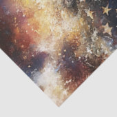 Decoupage Amerikaanse vlag Ocean Wave Patriotic Tissuepapier (Detail)