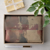 Decoupage Amerikaanse vlag Wild West fotografie Tissuepapier (Geschenk)