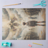 Decoupage Angelic Warrior Celestial Army Tissuepapier (Craft)