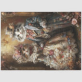 Decoupage Antropomorfe Victoriaans katten Tissuepapier (Voorkant)
