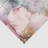 Decoupage Artistic Floral Design Delicate Flowers Tissuepapier (Detail)