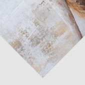 Decoupage Artistic Painting Oil Highland Koe Tissuepapier (Detail)