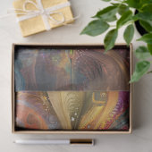 Decoupage Artistiek Intrigerend Psychedelisch Leeu Tissuepapier (Geschenk)