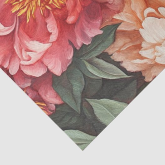 Decoupage Artistieke Afbeelding Schedelgezicht bij Tissuepapier (Detail)