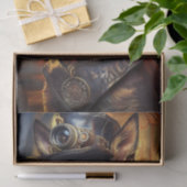 Decoupage Australische Kelpie Steampunk Tissuepapier (Geschenk)