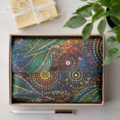 Decoupage Australische Regenboog Lorikeet Wilde Di Tissuepapier (Geschenk)