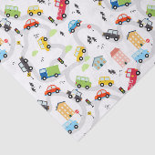 Decoupage Auto's Vrachtwagens Tissuepapier (Detail)