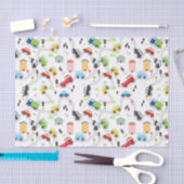 Decoupage Auto's Vrachtwagens Tissuepapier (Craft)