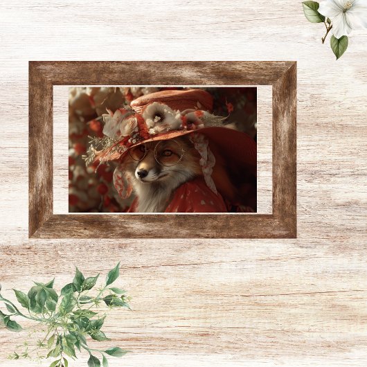 Decoupage Autumn Fox Rustic Southern Charm  Tissuepapier