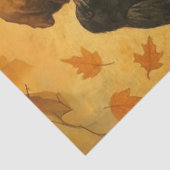 Decoupage Autumn Scarecrow Floppy Pet Pompoenen Tissuepapier (Detail)