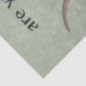 Decoupage Badkamer Highland Ben je aan het poepen? Tissuepapier (Detail)