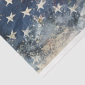 Decoupage Bald Eagle Amerikaanse vlag Pride Tissuepapier (Detail)