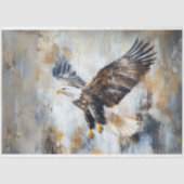 Decoupage Bald Eagle Amerikaanse vlag Tissuepapier (Voorkant)