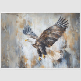 Decoupage Bald Eagle Amerikaanse vlag Tissuepapier