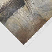 Decoupage Bald Eagle en Amerikaanse vlag Tissuepapier (Detail)