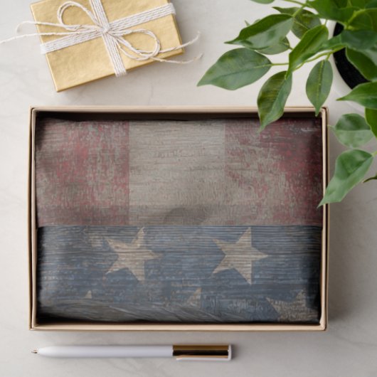 Decoupage Bald Eagle verweerde Amerikaanse vlag Tissuepapier (Geschenk)