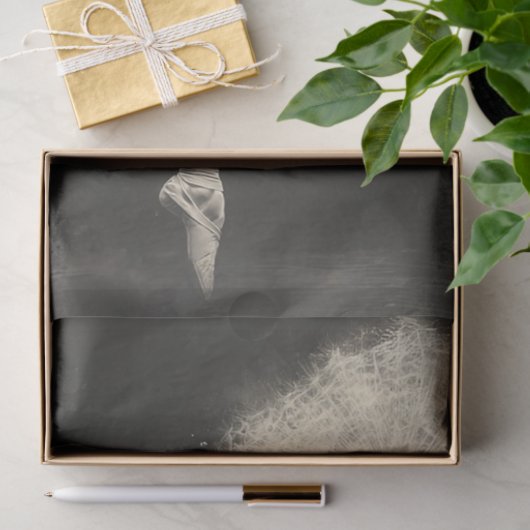 Decoupage Ballet Dancer Luminescent Dandelion Tissuepapier (Geschenk)