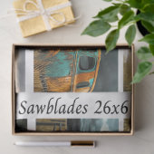 Decoupage Barn Truck Panels Western Handsaws Tissuepapier (Geschenk)