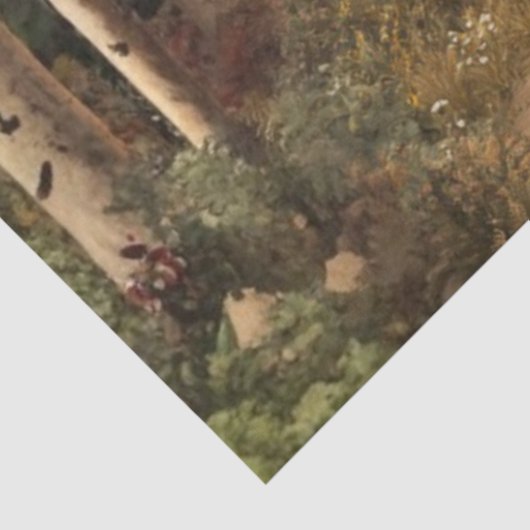 Decoupage Bear Family Jason, Andrea & Alizabeth Tissuepapier (Detail)