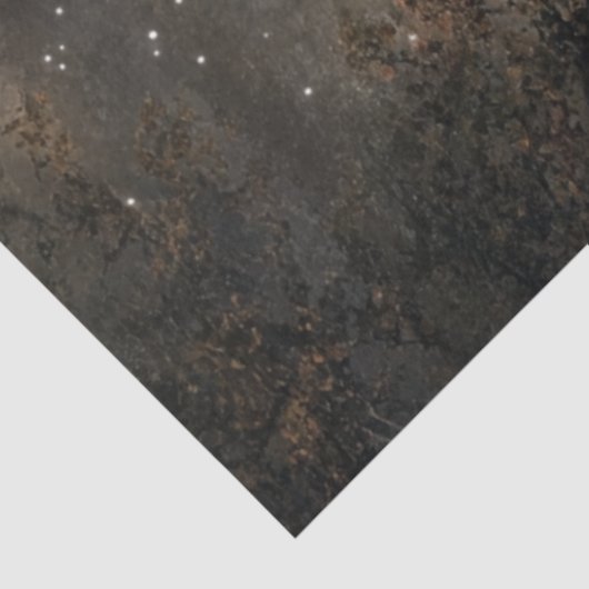 Decoupage Beer nachtscène in volle maan Tissuepapier (Detail)