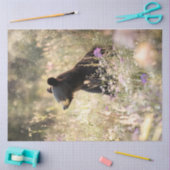 Decoupage Beer op het gebied van wilde bloemen Tissuepapier (Craft)