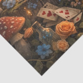 Decoupage Betoverd Bosmeisje & Konijn Tissuepapier (Detail)
