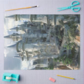 Decoupage betoverende kasteel thema Rock Island Tissuepapier (Craft)