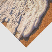 Decoupage bij zonsondergang op het strand tissuepapier (Detail)