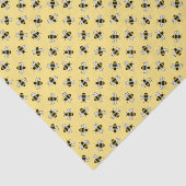 Decoupage Bijen Verjaardagsfeest Shower Geel Tissuepapier (Detail)