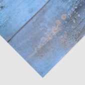 Decoupage Blauwe Toned Verweerde Blauwe Planken Tissuepapier (Detail)