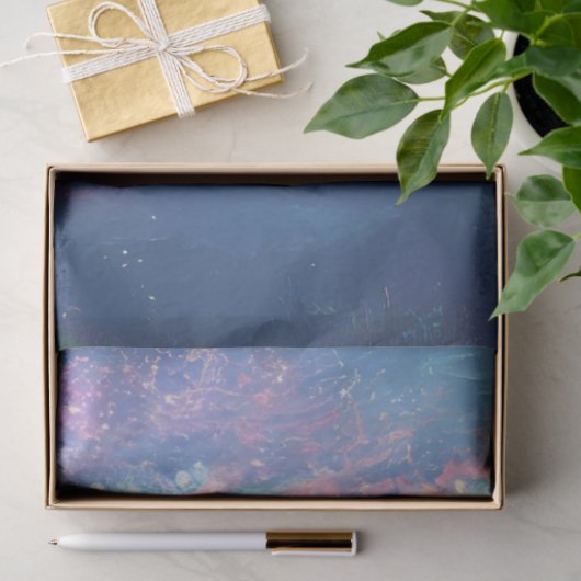 Decoupage Blauwgroen Ocean Manatee Wildlife Tissuepapier (Geschenk)