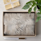 Decoupage Bloemen Tissuepapier met Vintage Uiterli (Geschenk)