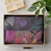 Decoupage Bloemenschedel Botanische Gotische kunst Tissuepapier (Geschenk)