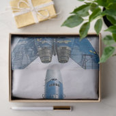 Decoupage Blue Angels Jet Bewegingsfoto Tissuepapier (Geschenk)