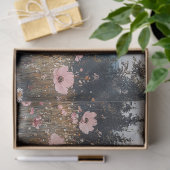 Decoupage Blush Pink Wildflowers Landschap Tissuepapier (Geschenk)